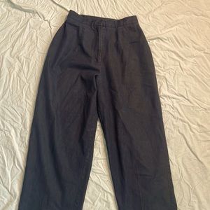 Vintage Chambray Ankle Trousers